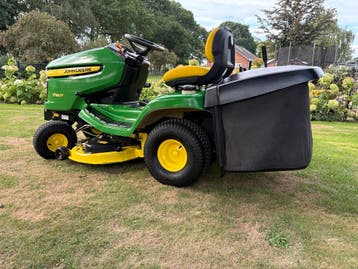 John Deere X300R, Ophalen, Gebruikt, John deere