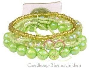 Corsage Polscorsage-armband Potpourri Groen Handmade, Ophalen of Verzenden, Nieuw