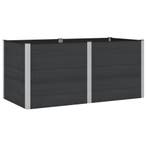 vidaXL Verhoogde plantenbak Zwart 200 x 100 x 91 cm, Tuin en Terras, Bloembakken en Plantenbakken, Verzenden, Nieuw, 100 cm of meer