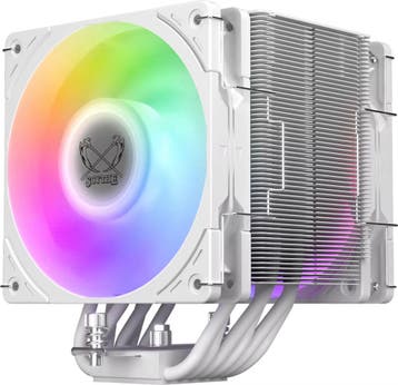 Scythe Mugen 6 Dual Fan White ARGB Edition Processorkoeler, Computers en Software, Computerkoelers, Verzenden, Nieuw