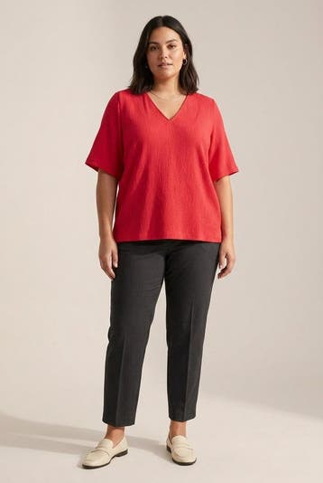 ONLY blouse v-hals korte mouw Maat:, Verzenden, Nieuw, Overige kleuren