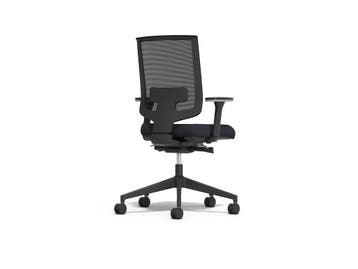 Bureaustoel – Maxy Comfort (PG8) - NordicaMöbel, Zwart, Nieuw, Ophalen of Verzenden, Bureaustoel