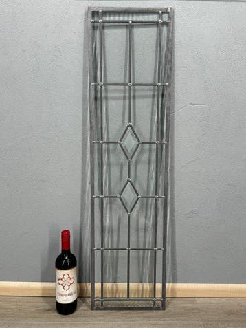 Glas-in-loodraam - 1960-1970 - geometrische compositie