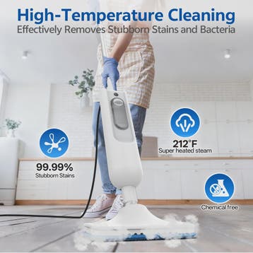 Krachtige 6-in-1 Stoomreiniger (1300W) - Dieptereiniging en, Huis en Inrichting, Schoonmaakartikelen, Verzenden