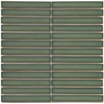 Wand Mozaïek Tegels Kitkat Factory Keramiek Donkergroen -.., Nieuw, Ophalen of Verzenden, 20 tot 40 cm, 10 m² of meer
