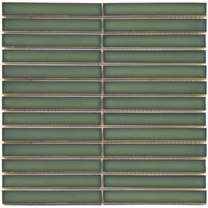 Wand Mozaïek Tegels Kitkat Factory Keramiek Donkergroen -.., Doe-het-zelf en Verbouw, Tegels, 20 tot 40 cm, 20 tot 40 cm, 10 m² of meer