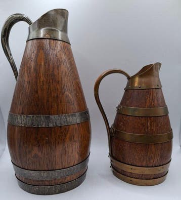 Gérard Laffite - Kruik - Hout, Koper, Messing, IJzer - Twee