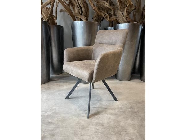 Veiling - Eetkamerstoel Manur (set van 4) Microvezel stof -, Huis en Inrichting, Stoelen