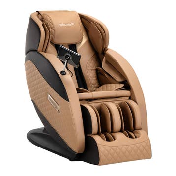 Massagestoel Elektrisch Bruin – Full Body Massage Stoel –, Ophalen of Verzenden, Nieuw
