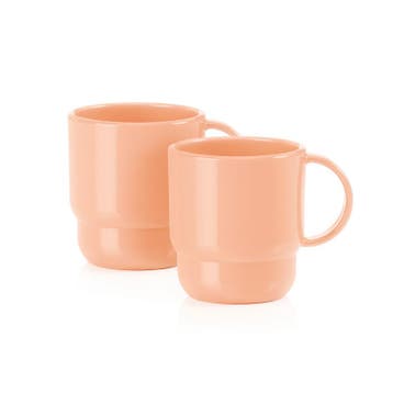 Tupperware Koffiemokken OranjeZalm, Ophalen of Verzenden, Nieuw