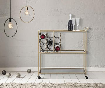 TROLLEY ZWART TOUW CM 79X39,5X82 - 1425320000, Ophalen of Verzenden, Nieuw