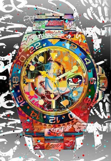 Moabit - Lego Mickey VS Rolex Mania XL, Antiek en Kunst, Kunst | Designobjecten