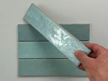 Wandtegel Turquoise 6x24,6cm (Muurtegels, Afbouwmaterialen), Nieuw, 20 tot 40 cm, 10 m² of meer, Wandtegels
