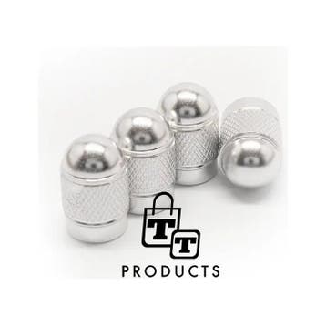 TT-products ventieldoppen Silver Bullets aluminium 4 stuks, Ophalen of Verzenden, Nieuw