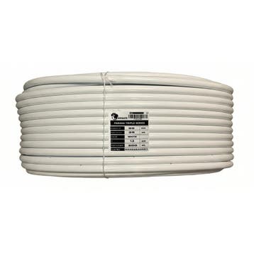 ParanaTriple PEslang - Ø20 mm - 25 cm - wit/zwart/wit - 200m, Ophalen of Verzenden, Nieuw