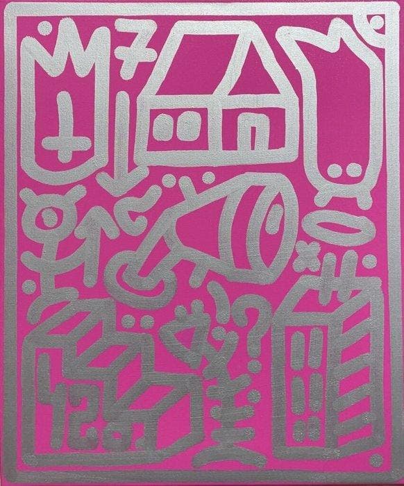 Mateusz Lewandowski - Upside down, Antiek en Kunst, Kunst | Schilderijen | Modern