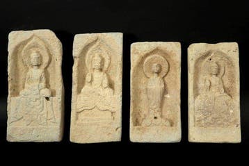 Het oude China, Noordelijke Wei Terracotta-tempelstenen Met