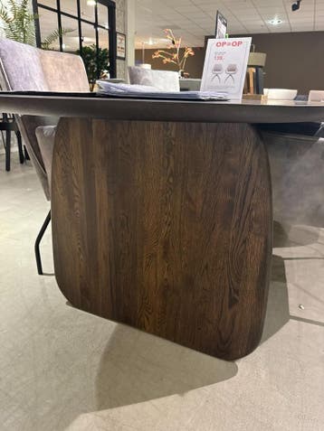 Eettafel Marandi - 240x100 - Eiken Mocca - IN.HOUSE, Eikenhout, Nieuw, Scandinavisch, 150 tot 200 cm