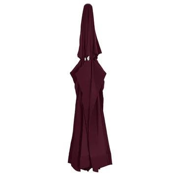 vidaXL Vervangingsdoek voor parasol 610 cm bordeauxrood, Verzenden, Nieuw