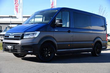 MAN TGE 3.180 35 2.0 L3H2 4x4 DC, Automaat, Stof, Gebruikt, Euro 6