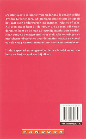 Mannenfluisteraar / Pandora pockets 9789046700396, Verzenden, Gelezen, Yvonne Kroonenberg