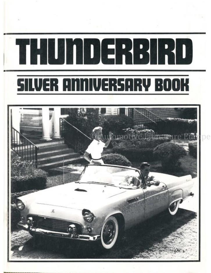 THUNDERBIRD SILVER ANNIVERSARY BOOK, Boeken, Auto's | Boeken, Ford