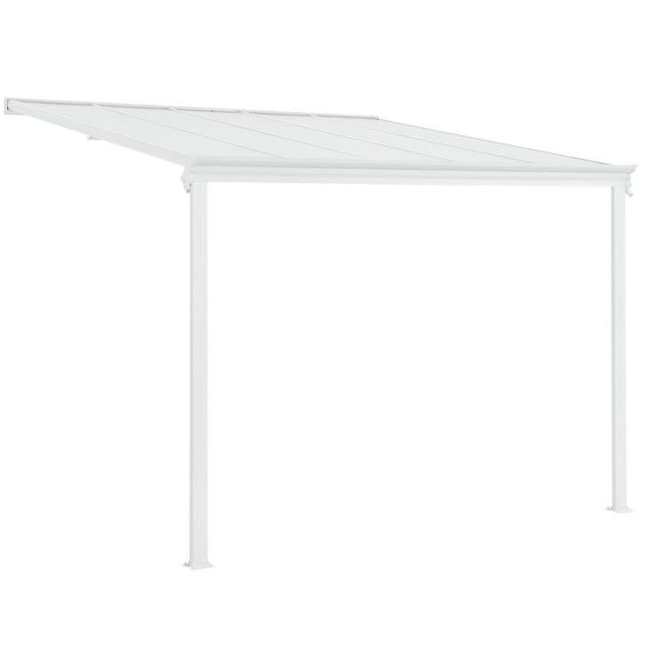 Terrasdak / Overkapping - Borneo - 3 x 3 m - Wit, Tuin en Terras, Overkappingen, Nieuw, Verzenden