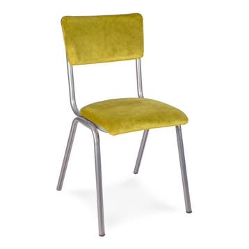 Stoel Old School - Stapelbaar - Vintage Metal - Groen - Velv, Verzenden, Nieuw in verpakking