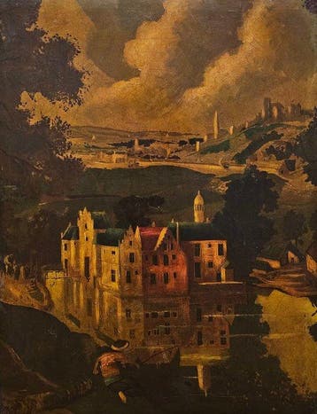European School (XX) - XL Format - The Golden City at Night