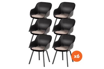Set van 6 - Hartman Le Soleil Element dining armstoelen -, Tuin en Terras, Tuinsets en Loungesets, Verzenden, Nieuw, Overige materialen