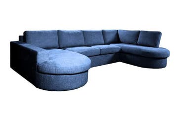 U-Bank Haarlem - u-banken - Blauw, Nieuw, 150 cm of meer, Overige materialen, 300 cm of meer