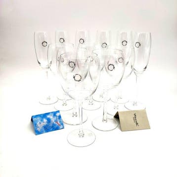 V.Nason&C - Drinkset - Muranoglas - Set van twaalf glazen,