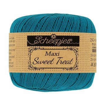 Scheepjes Maxi Sweet Treat - 400 petrol blue - Gemercerise, Ophalen of Verzenden, Nieuw