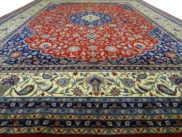 Isfahan - Gereinigd - Vloerkleed - 378 cm - 280 cm, Nieuw