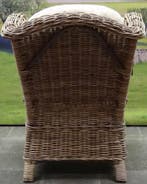 Naturel relax lounge tuinstoel wit, Ophalen of Verzenden, Nieuw