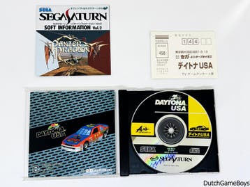 Sega Saturn - Daytona USA + Reg. Card - Japan, Verzenden, Gebruikt