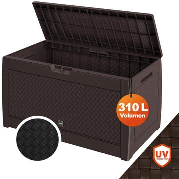 Kussenbox Matuba Bruin kunststof 310L (Schuurtjes-Rekken), Verzenden, Nieuw
