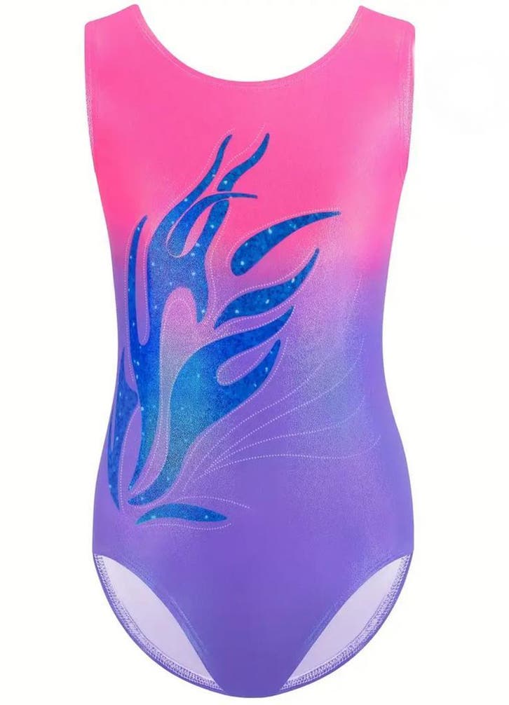 Turnpakje Celine - lila - maat 110/116 t/m 158/164, Sport en Fitness, Turnen, Turnpak(je), Paars, Nieuw, Ophalen of Verzenden
