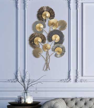 IJZEREN WANDPANEEL WEB -C- CM 63,5X4X109,5CM, Huis en Inrichting, Ophalen of Verzenden, Nieuw