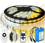 LED strips op batterij / accu - RGB - Warm wit - Helder wit, Verzenden, Nieuw