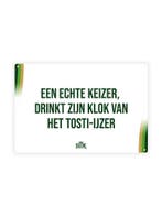 Een echte keizer drinkt zijn klok van het tosti-ijzer - De, Ophalen of Verzenden, Nieuw