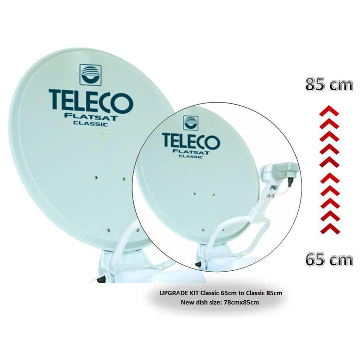 Teleco 19296 Upgrade set Classic NT 65cm naar 85cm, Audio, Tv en Foto, Schotelantennes, (Schotel)antenne, Nieuw, Ophalen of Verzenden