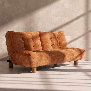 *WOONWINKEL* Slaapbank Chesterfield Design Oranje, Verzenden, Nieuw