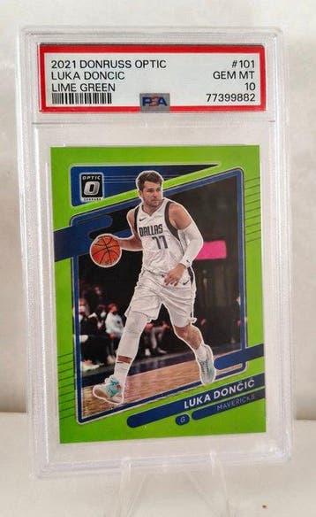 2021/22 Panini Donruss Optic Luka Doncic #101 Serialized, Nieuw