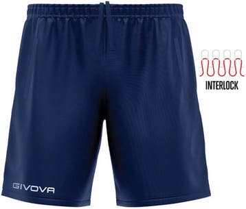 Sportshort Givova Pocket Zwart Zwart 2xl - XXL, Verzenden, Nieuw