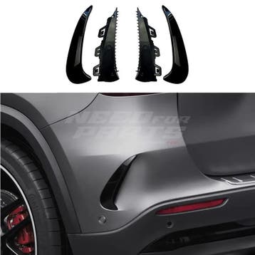 Achterbumper canards voor Mercedes GLA H247 AMG Line & GLA45, Ophalen of Verzenden, Nieuw