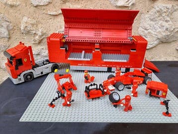 Lego Set - 8654 - Speed Racer - 8654 Camion Ferrari Scuderia, Nieuw