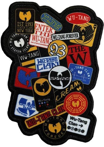 Wu-Tang Clan Badges - Patch officiële merchandise, Ophalen of Verzenden, Nieuw, Kleding