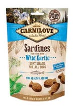CARNILOVE SOFT SNACK SARDINES / WILDE KNOFLOOK (HOND), Verzenden