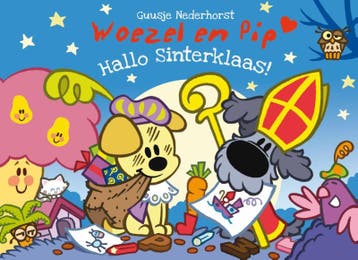 Hallo Sinterklaas / Woezel en Pip kartonnen boekjes, Verzenden, Gelezen, Guusje Nederhorst